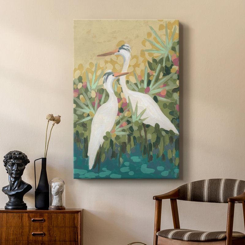 Heron Lagoon II - galerie Cavas personnalisée, H 18 po x l 12 po