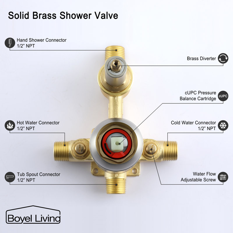 Brushed Nickel Wall-Mount Waterfall Tub Faucet with Hand Shower