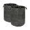 Garden Waste Bags with Handles - Black - 2x
