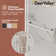 Concord 56" - 60" W x 76" H Double Sliding Frameless Shower Door with 3/8" Tempered Glass, Stainless Steel Accessories
