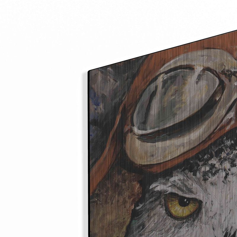 «On the Prowl» par Kamdon Kreations, art mural en métal, H 24 po x l 24 po