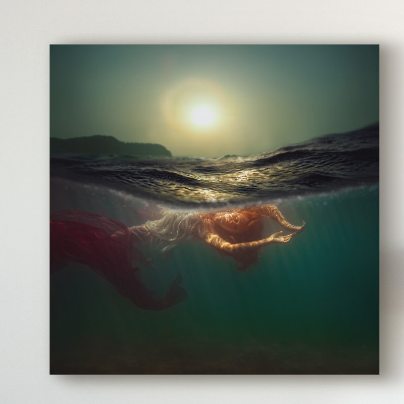 « siren ii », reproduction de photo sur toile tendue, H 18 po x l 18 po x P 2 po