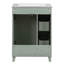 Meuble-lavabo en bois massif vert et en MDF compact pour les maisons modernes