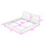 Lit plateforme tapissier en bois avec tête de lit-129493812-129493814