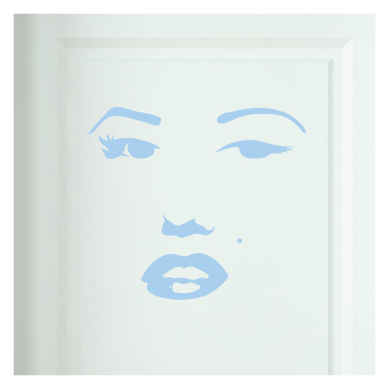 Entertainment Wall Decal, Light Blue