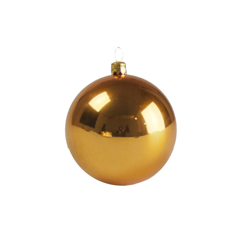 8cm Ball Ornament, Rose Gold