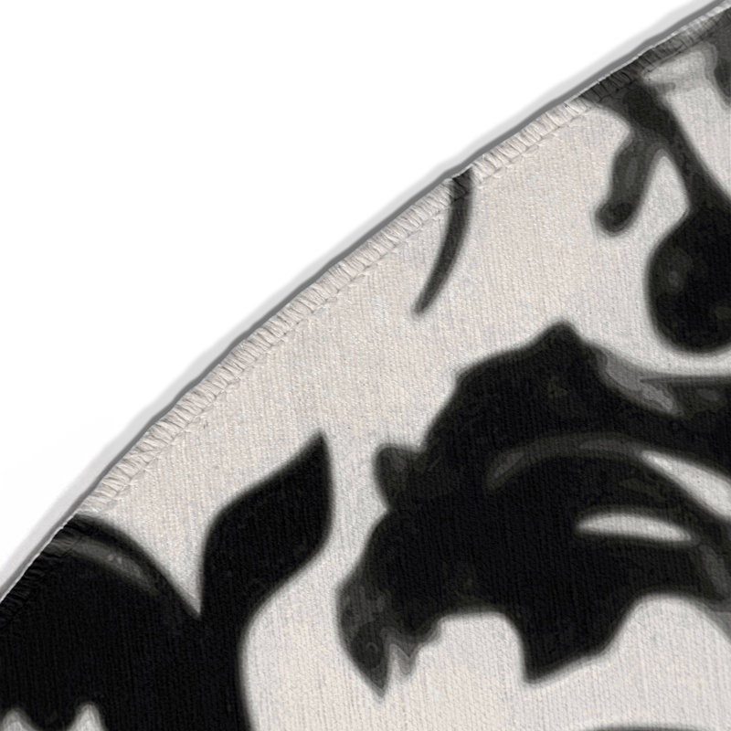 Tapis intérieur et extérieur Pewter Grace, Rond 5 pi