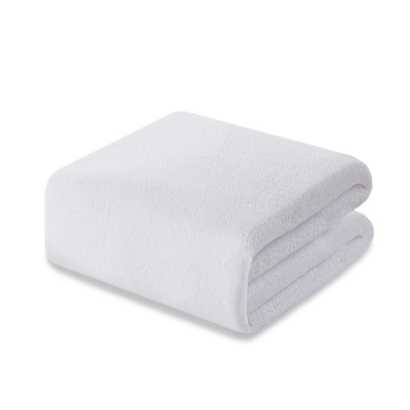 Terry White Blend Cotton Waterproof Antimicrobial King Protector, King