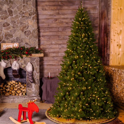 Leilonie Pre-Lit Spruce Christmas Tree