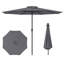 250 cm Patio Umbrella Outdoor Heavy Duty Market Umbrella-1035017929-1035085363