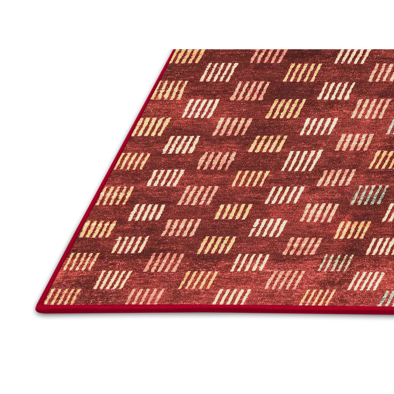 Abstract Indoor Rug, Rectangle 4' x 6'