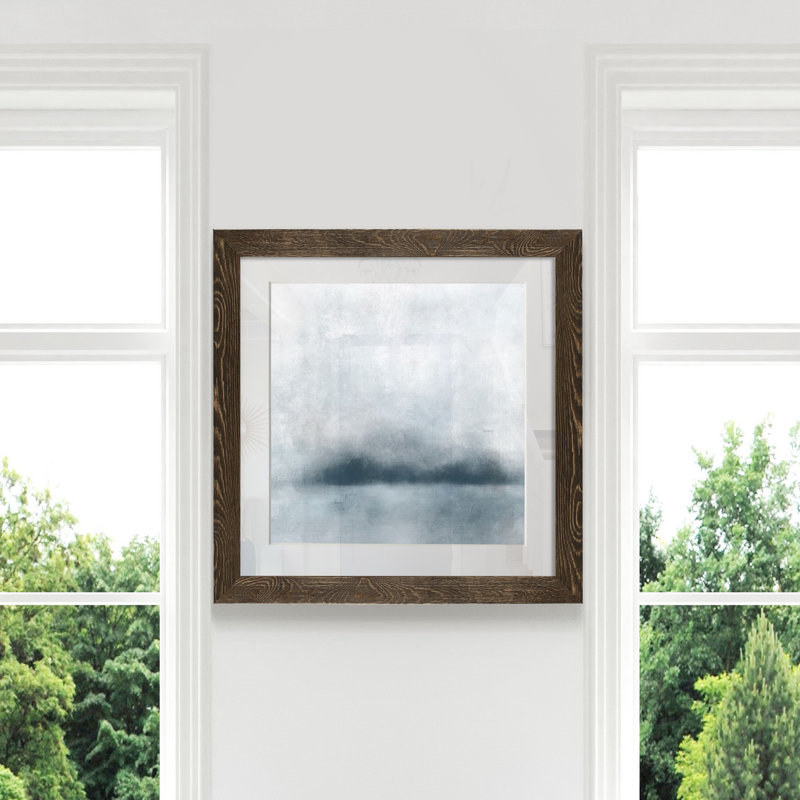 « Quiet Fog II », impression sur papier, Cadre noyer, H 21 po x l 21 po x P 1 po