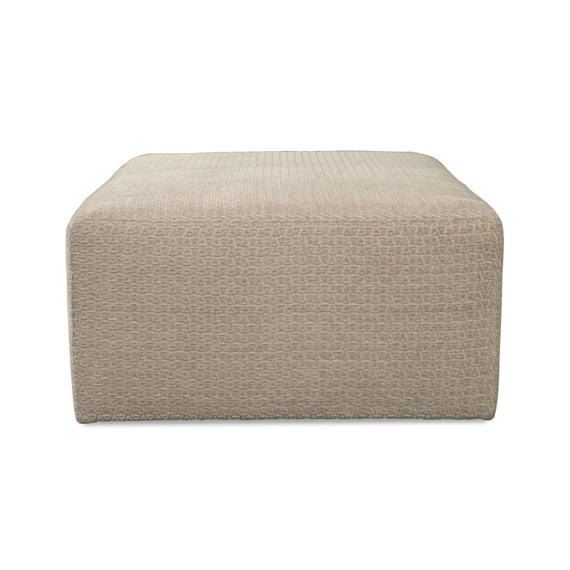 Upholstered Ottoman, Mingus Beige
