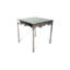 Black Nickel Pedestal End Table