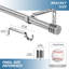 Tringle à rideaux simple ajustable 0,62 po Sweitzer-148547070-148547064