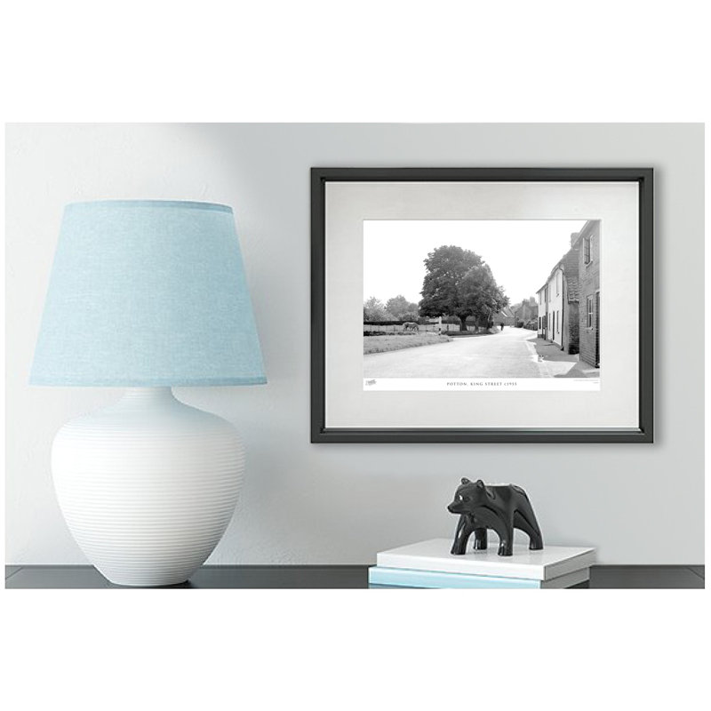 Potton, King Street C1955 - Single Picture Frame Print, 45cm H X 60cm W x 2cm D