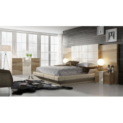 Annalya London Upholstered Platform Bedroom Set by House of Hampton