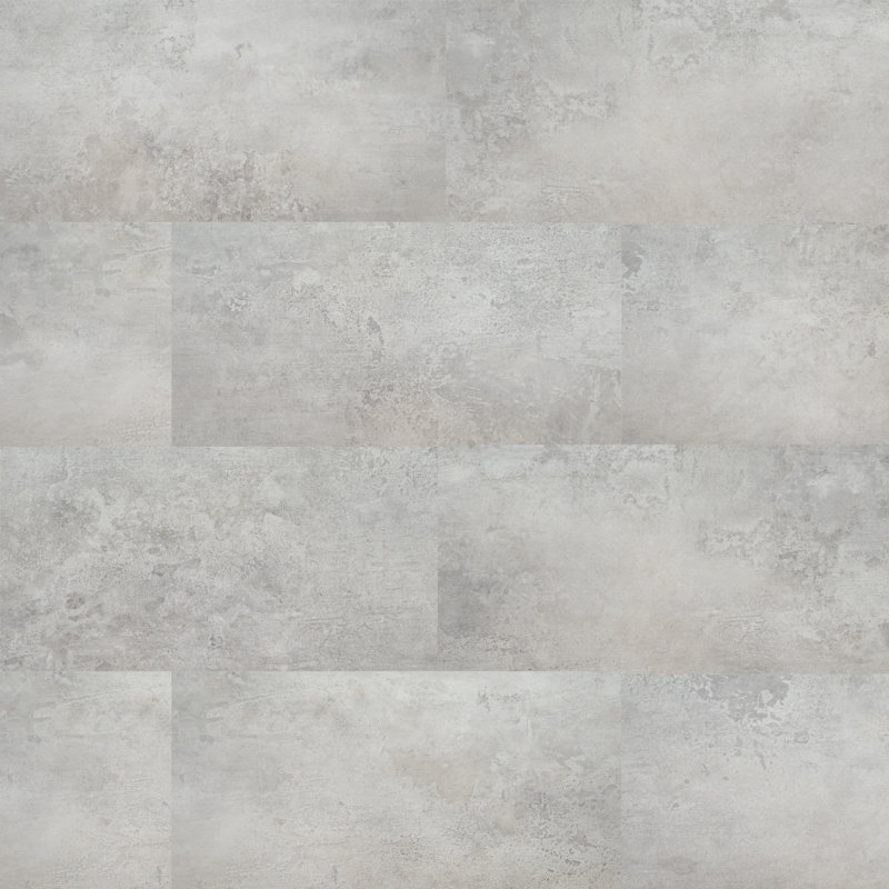 Carrelage de luxe en vinyle rigide 12 po x 24 po 5 mm 12m Tropez, Gris atlas