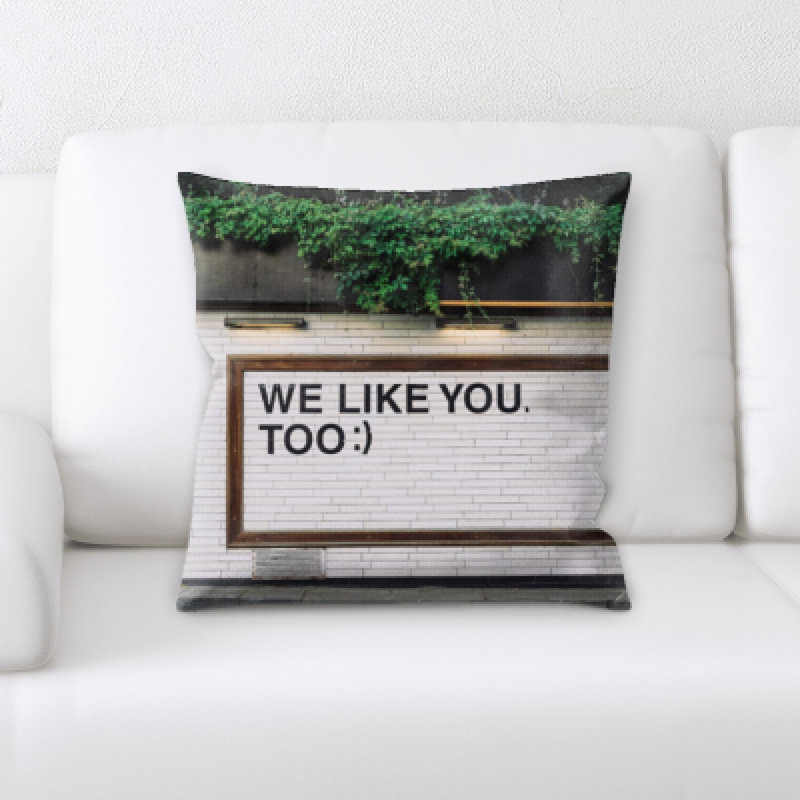 Microsuede Throw Pillow