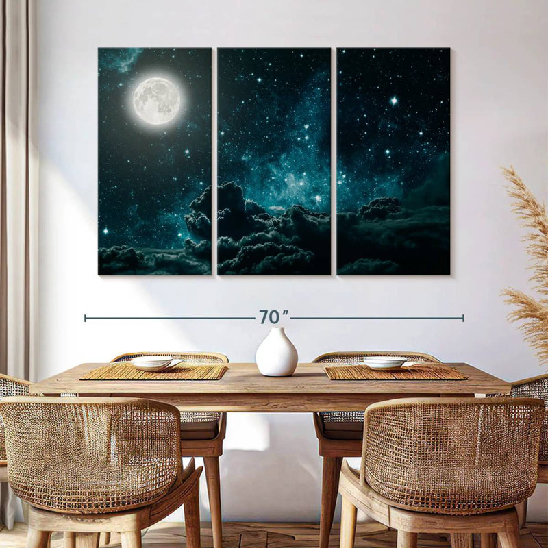 Oberle Galaxy Moonlight, 42" H x 65" W