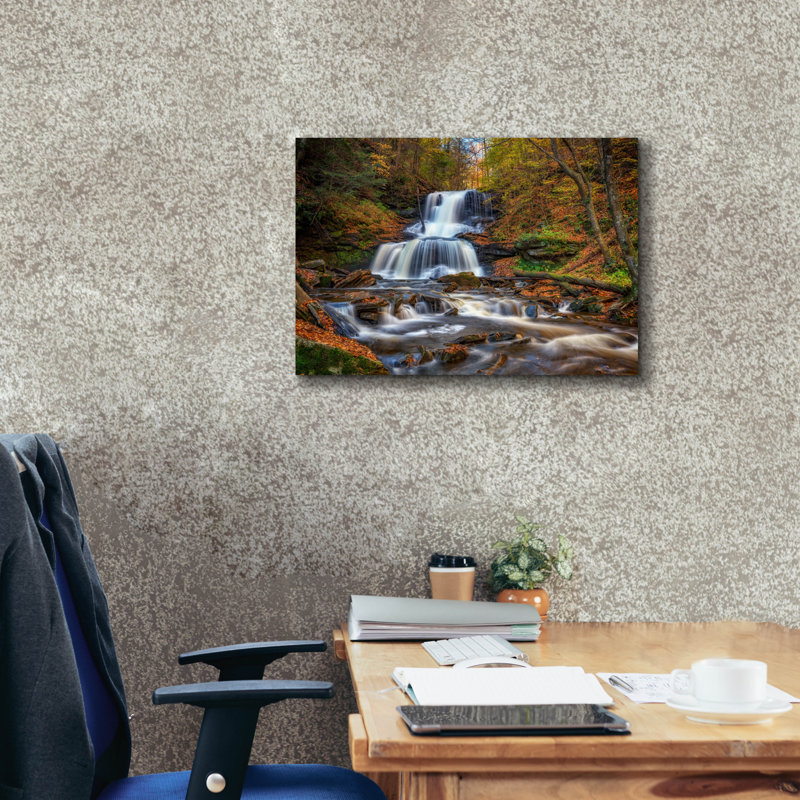 «Tuscarora Falls» par Rick Berk, art mural sur toile
