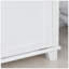Armoire de salle de bain inclinable avec rangement double, blanc, résistant à l'eau et peu encombrant