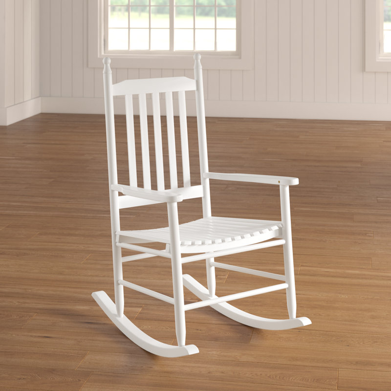 Chaise berçante Dahlonega, blanc