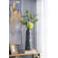 Vase de table en verre doré / bleu 19,7 "