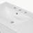 36" White Bathroom Vanity with Ceramic Sink