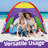 Alvantor 58'' W x 58'' D Indoor / Outdoor Polyester Triangular Play Tent