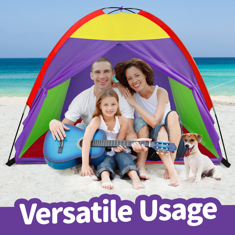 Rainbow Kids Pop-Up Play Tent 48"x48"x42"