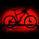 Yescom Bright LED Bike Wheel Light Auto Open and Close Bicycle Wheel Spoke Light String Red