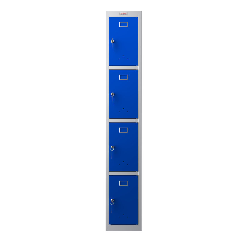Metal 4 - Tier 30cm with Key, Blue