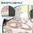 2x6 Washable Pink Runner Rug, Soft Non-Slip, Low Pile, Thin, Snake Print, Contemporary Accent Carpet for Kitchen, Hallway, Laundry.-452001374