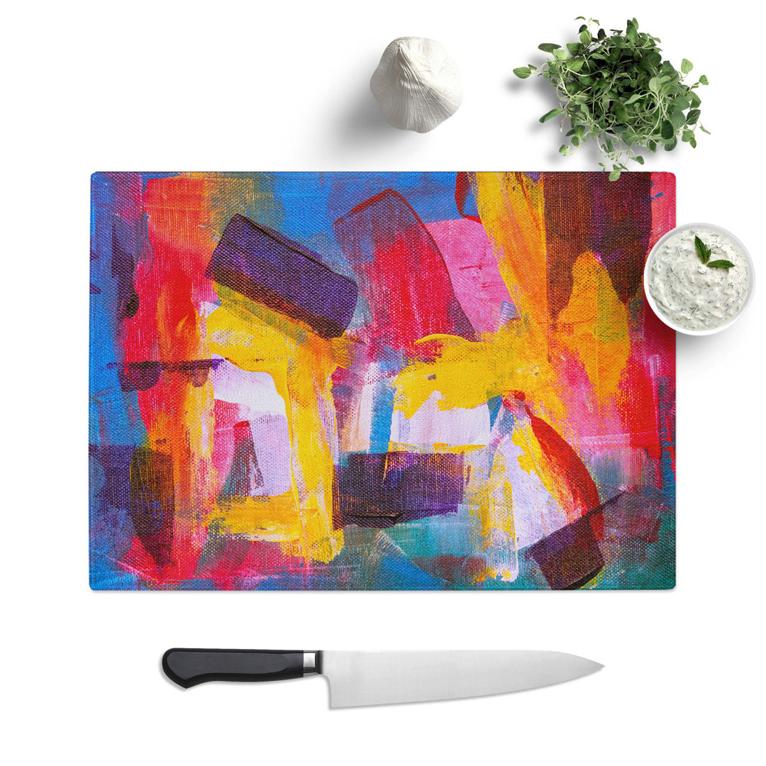 Tempered Glass Art Painting Vol.373 Chopping Board