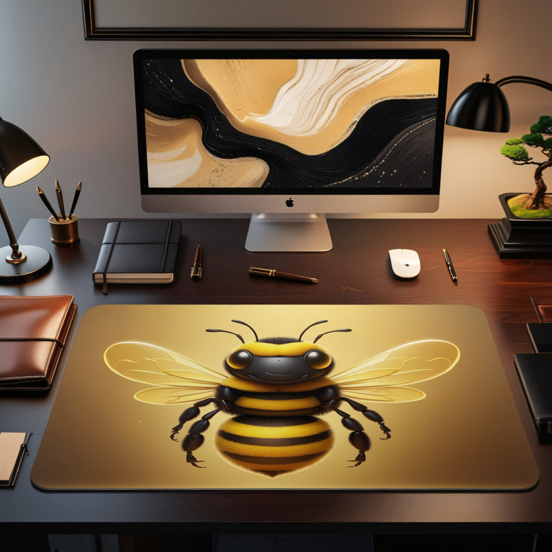Polyester Desk Pad, 14.4x12.1