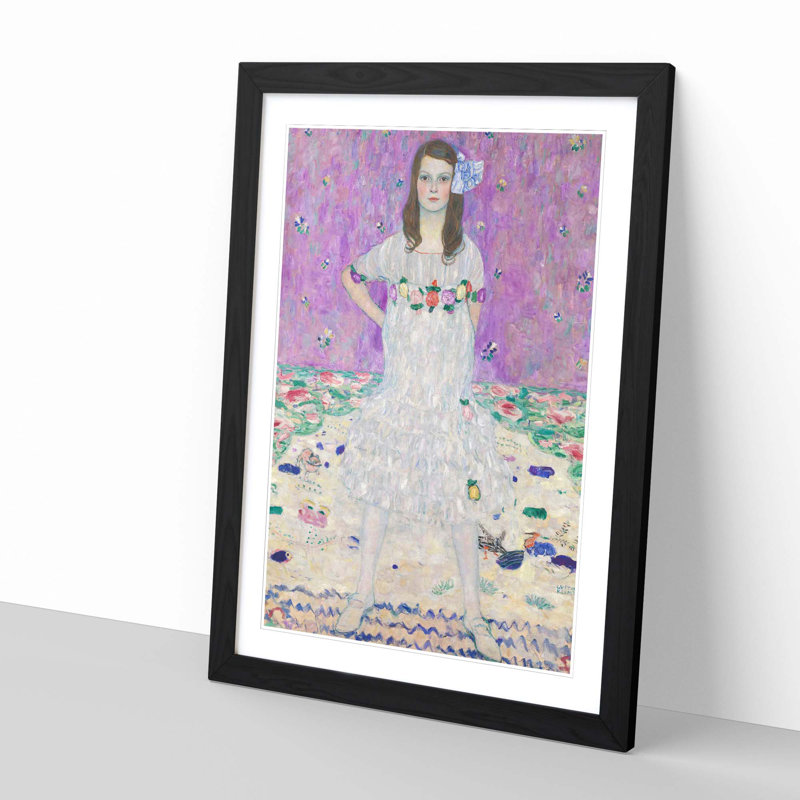 Gustav Klimt - Single Picture Frame Painting, Black