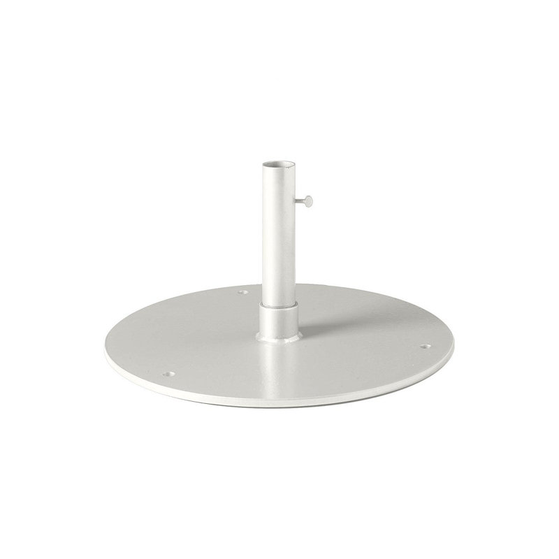 Base de parasol autoportante en aluminium, Coquillage