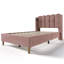 Velvet Grille-Panel Bed With Charging Station-459004538-459004539