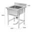 Belfry Kitchen 60mm W Single Bowl Stainless Steel Kitchen Sink