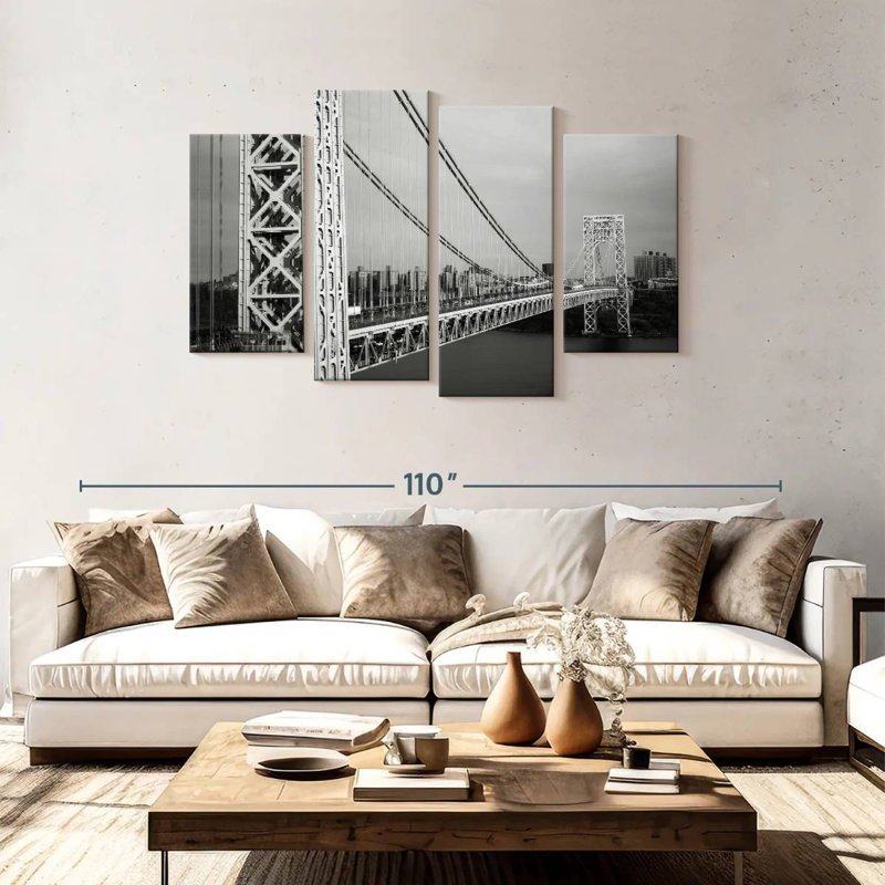 Lilie BW George Washington Bridge, 48" H x 75" W