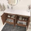 Meuble-lavabo autoportant 59 po avec lavabo gauche en acrylique renforcé Monterey-4094931-6087667