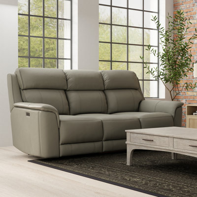 Oslo Dual Power Reclining Sofa In Mineral
