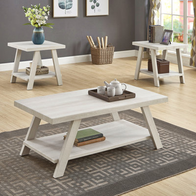 Ensemble de tables basses en bois