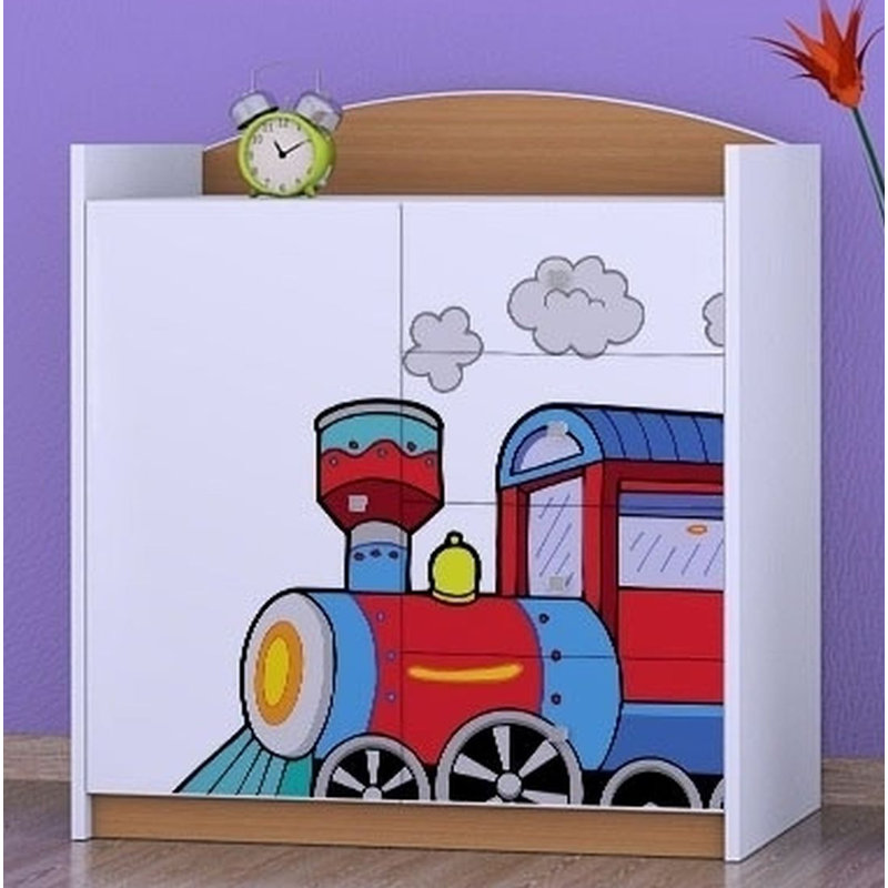 Niemann Kids 4 - Drawer Combo Dresser, Beech