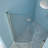 34"W X 72"H Fold Frameless Design Shower Door With Tempered Glass