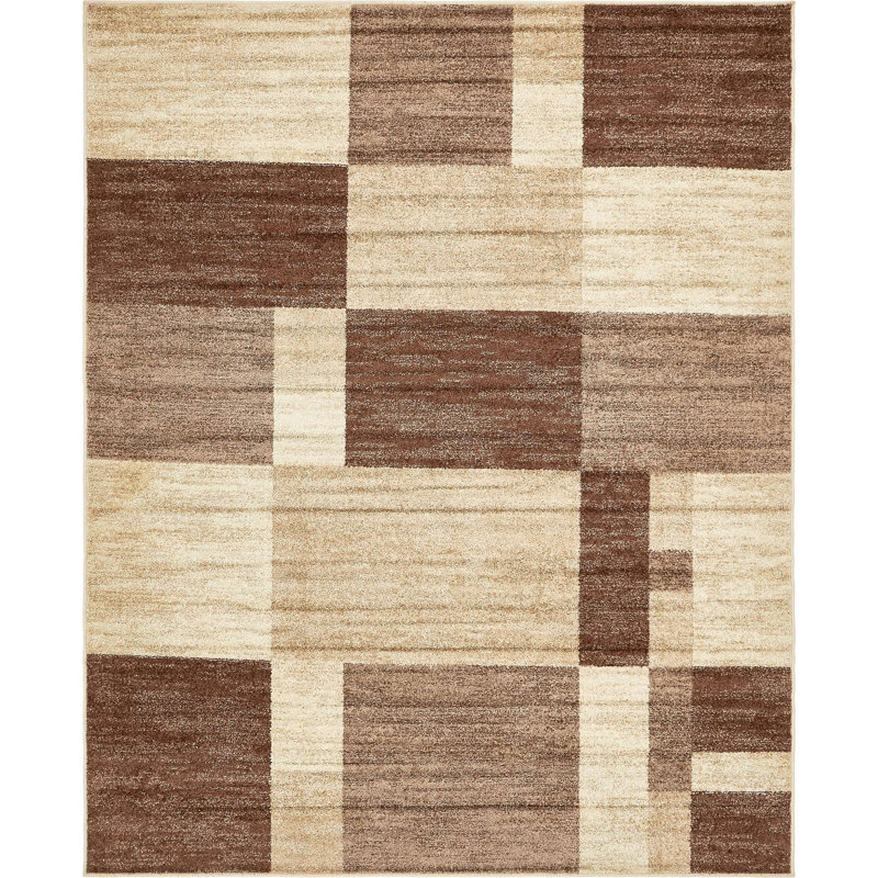 Tapis brun clair Alair, Rectangle 7 pi 10 po x 10 pi