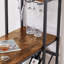 Ensemble de table de bar et tabouret 3 pièces avec 2 tabourets de bar