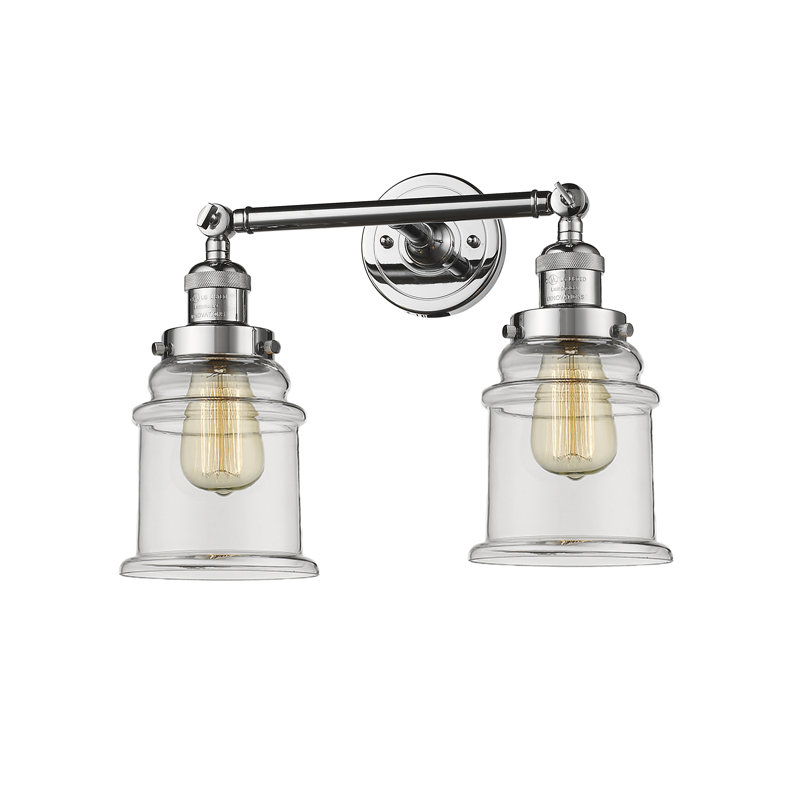 Galaviz 2 - Light Dimmable Vanity Light, Polished Chrome