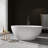 55'' X 30'' Freestanding Soaking Solid Surface Bathtub-114723100